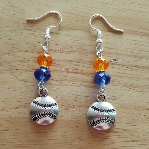 New Houston Astros MLB Baseball Jewelry Set - Picture 6 of 7